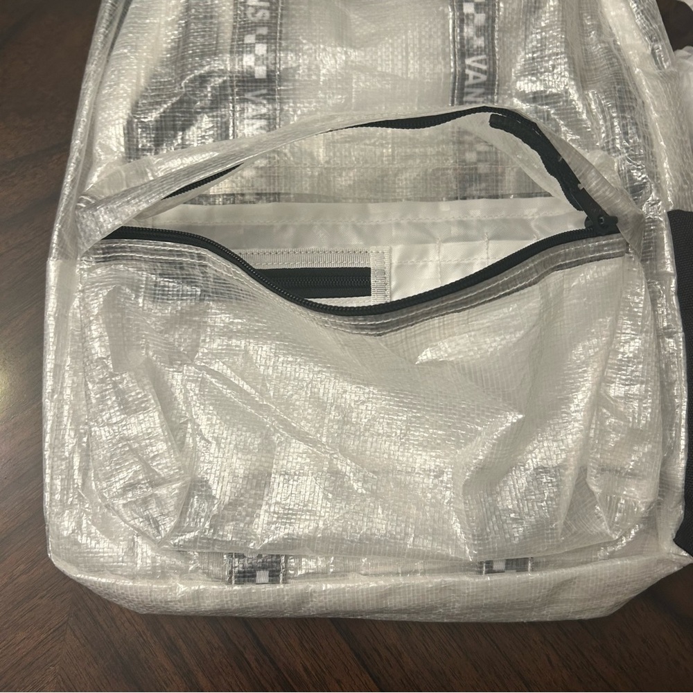 New Vans Women's Realm Backpack (Clear, One Size) - Picture 2 of 9